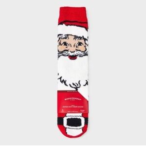 Wondershop Santa Unisex Super Soft Crew Socks Holiday Collection Size 6-12